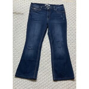 KanCan By Maurices Jeans Women Tag 32 Aprx W34 L29‎ Blue Denim Bootcut Stretch